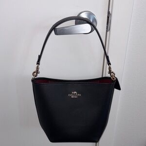 Coach CT803 Leather City Large Bucket Bag Gold/Black
